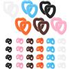 Generico 30 Paia Cuscinetti Auricolari per Occhiali, Cuscinetti in Silicone Antiscivolo, per Running e Sport All'aperto
