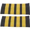 LIFKICH Spalline da Pilota in Poliestere Resistenti e Antiscolorimento Professionali 1 Paio di Epaulette 4 Barre Dorate per Uniformi di Scuole di Guida e Compagnie Aeree