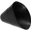 Tofficu Cono Antiurto per Kayak e Yacht, Cono di Prua, Plastica, 13x13x13cm, Nero, Resistente agli Urti, Installazione Rapida, per Avventure All'aperto e Condizioni Notturne
