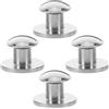 Abaodam Viti 4 Pezzi per Backplate da Immersione in Acciaio Inox | Filettatura Precisa, Stabilità e Tenuta, per Attrezzatura Subacquea e Serbatoi Durante le Uscite