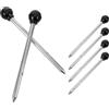 GATHINESS 6 Pezzi Perno di Sicurezza con Testa a Sfera per Macchine da Fitness, Compatibile con Cavi e Attrezzature, Materiale Plastico e Metallo, 0,4 Diametro per Allenamento di Forza