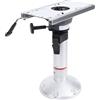 Bibulkoye Boat Seat Pedestal with Slide Aluminium Alloy 17-24in Adjustable Height Boat Chair Base for Yacht Ship Floating Dock Deck