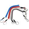 PACKOVE Climbing Buckle Spring Ropes, Fishing Rope, 4 Pezzi, Corda a Molla in Acciaio e TPU, Portatile, per Alpinismo e Pesca