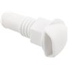 SEWOART Tappo di Scarico per Kayak, Scupper Plug Nautico Bianco | Nylon e Acciaio Inox, per Yacht e Vasca Esca, Drenaggio Efficiente Circolazione Ossigeno