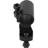 LALADEFIEE Supporto per Torcia Elettrica da Bicicletta Nero in ABS