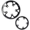 DUANSIYU Corone per Bicicletta Corona for Bici da Strada 110BCD 50-34T 52-36T 53-39T a 5 bulloni in Lega di Alluminio a Doppia velocità Ruota a Catena Parti Biciclette(53-39T)