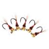Butyge Testa di perle di tungsteno UV Euro Ninfa Fly Fishing Lures affondamento rapido per trota e grayling - Set di esche