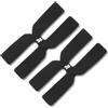 Abaodam 2 Pezzi Nastro Peso per Racchetta da Tennis, Striscia di Peso in Silicone Nero 3g, Autoadesivo, per Racchetta e Paddle da Pickleball, Allenamento e Partite