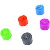 Yechiry Copri estremità della Racchetta Cuscino Flessibile in Silicone per Smorzamento delle Vibrazioni per Tennis e Sport con Racchetta Confezione da 5 in Verde Rosso Viola Blu