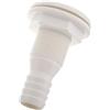 WRITWAA Tappo di Scarico e Forma a Ciotola in Plastica ABS Bianco Design Portatile Efficiente e Resistente per Yacht per Sistema di Tubazioni Nautiche