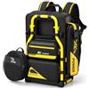 APLVFFZH Zaino per attrezzatura da pesca impermeabile, Borsa da Pesca Grande Capacità per Attrezzatura e Sedia da Pesca, zaino con scomparto termico, 70 x 42 x 20 cm