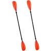MotiveTech Pagaia da Kayak a Doppia Pala Kayak Pagaia Barca Pagaia Canoa Albero in Alluminio Maneggevole E Resistente Trasporto in Auto O Zaino Adatta per Nautica da su Laghi Fiumi Coste Tranquille