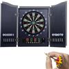 Generic Set di freccette elettroniche - Tavola in legno da 45,7 cm con display a 4 LED, gioco di freccette multiplayer per feste e sale giochi, 243 opzioni di gioco