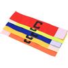 Outanaya 5 Pezzi Fascia da Capitano per Calcio e Basket Regolabile in Nylon Design Antiscivolo per Adulti e Ragazzi, 5 Colori Disponibili per Partite Sportive Colore Casuale