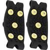 SHINEOFI Ramponi da Arrampicata per Scarpe 5 Denti Tpe Nero