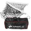 Cabilock Rete da Pallavolo Portatile, Rete da Beach Volley, in Poliestere Nero, Maglia Piccola, Facile da Installare, per Badminton e Tennis, Giardino e Spiaggia