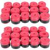 ibasenice 60 Pezzi Nastro Grip per Racchetta Tennis Rosso Pu, Anti-Scivolo