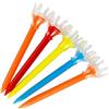 KIOALXZ Tee da Golf Portatili, Set di Cinque Tee Professionali in plastica | attrezzi da allenamento, accessorio leggero e portatile per golf, .