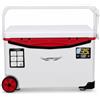 JWQFBC Ghiacciaia Frigo Portatile con Ruote 31-40L per Pesca e Campeggio, Frigorifero Passivo Robusto, Bianco