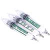 HORIALENCE 3 Pezzi Lampada per Pesca in Acque Profonde 17cm Luce Blu LED Esca da Pesca in Plastica Resistente alla Ruggine Alimentata a Batteria e Acqua Dolce