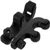 VILLCASE 2 Pezzi Porta Canne da Pesca Kayak in ABS Nero, Supporto Regolabile su Guida, Porta Pagaia, per Kayak e Gommoni Gonfiabili, Accessorio per Canne da Pesca e Pagaie