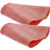 NUOBESTY 2 Pezzi Polsino di Ricambio per Muta da Sub in Gomma Rosa