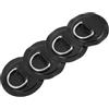 GCYEIDMA Toppe for Anelli a D for Kayak da 4 Pezzi | Accessori for barche gonfiabili Supporto sicuro for tavola da paddle a forma rotonda in acciaio inossidabile PVC