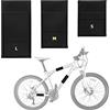 XTDMJ Set di 3 protezioni per telaio per bicicletta, in neoprene, per portabici, telaio in carbonio, accessori per bicicletta, protezione da graffi