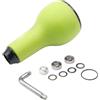 Generic Mulinello Pesca Impugnatura Manico Bobina Ricambio con TPE Antiscivolo E Struttura Metallo Solida Adatta a Pesca in Mare , 27mm , Impugnatura Antiscivolo In TPE, Senza Kit Di Accessori A-drill