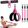 KINDLUME Molle per Allenamento, Elastici Fitness, Fascia Di Resistenza Con Pedale, 90 Lbs Con 3 Corde Elastiche, per Casa, Palestra, Viaggio