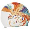RUINBNC Cuffia da nuoto in silicone con copertura estesa per le orecchie, perfette ed ergonomiche, per cuffie da nuoto