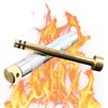 Genérico Mini tubo pieghevole per viaggi: pistone robusto per esterni, aiuto di illuminazione per camino, stufa da tenda, zona barbecue, ideale per escursioni, caccia, bushcraf