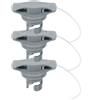 BESTOYARD 3 Pezzi Tappo Valvola Aria per Gommoni e Kayak in PVC Resistente all'Usura, Sigillante ad Alta Pressione per attività Acquatiche e Riparazioni