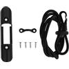 TOYANDONA Kit Cinghia Antismarrimento per Kayak Fibbia in Nylon Resistente alla Corrosione e Supporto per Pagaia, Accessorio Conveniente per attività Outdoor e Garage