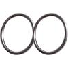 Levemolo 2 Pezzi Wing Chun in Acciaio Inox Argento per Allenamento e Forza | Festa Estiva, Fitness per Arti Marziali, Attrezzi Boxe e Training, Resistente alla Corrosione senza Bave