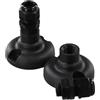 Sandyseptember per kayak Track Mount Base per Canopy Ombrello per kayak Pista | Mix di plastica ABS, leggero ma resistente, installazione rapida, adatto per ombrelloni, confezione da 2