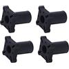 YUKOFE Connettore UAV Y per Ugello 4 Pezzi Connettore Ugello Spruzzatore Drone Leggero a Prova di Perdite per Protezione delle Piante Agricole Drone Silicone Nero 19mm