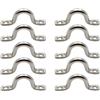 Healeved 10 Pezzi Maniglia ad Arco per Barca 4mm-316 in Acciaio Inox | Forma a Gobba, Portata Elevata e Struttura Robusta, Adatta a Dinghy e Kayak per Navigazione