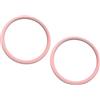 Generic Mini Cerchio Braccia In Acciaio Inossidabile Per Home Gym,Rosa