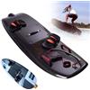 Generic Tavola da surf elettrica, tavola da surf jet con velocità di 55 km/h, batteria al litio da 72 V, capacità di carico 100 kg, tempo di ricarica 3-4 ore, perfetta per gli appassionati di sport acquatici