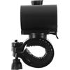MINAOLULUS Supporto Torcia Bici in ABS Nero, Rotazione 360° per Manubrio