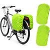 FOMIYES Copertura antipioggia impermeabile manicotto di protezione in tessuto per borsa da bicicletta 2 pezzi leggero e resistente ai graffi Our de VéLo Escursionismo Campeggio Viaggi