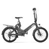 E MOTORAD - RIDE THE ELECTRIC REVOLUTION EMotorad V1, Bicicletta Elettrica Pieghevole da Città, Telaio in Lega di Magnesio, Motore 250 W 35 Nm, Batteria Rimovibile 36 V 7,8 Ah, Shimano Tourney 7 Velocità, Freni a Disco Idraulici (Grigio)