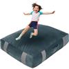 SportBob Crash Pad per bambini, 120 x 90 cm, morbido tappetino sensoriale con blocchi in schiuma, rivestimento in velluto lavabile, antiscivolo, per salti, arrampicata, ginnastica, terapia sensoriale