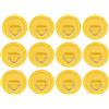 PATIKIL 12 Pz Anelli a D per Tavola Paddle 3.1 Acciaio Inox Giallo | per Gommone Kayak Barca Gonfiabile Surf, Patch in Pvc Senza Colla Inclusa