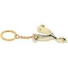 Domary Portachiavi Sperone Portachiavi in Stile Cowboy Cowgirl Color Oro per Gli Amanti del Cavallo Equestre