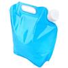Operitacx 4 Pezzi Sacca Acqua Outdoor 5l Pieghevole in PE per Campeggio | Blu, Beccuccio Regolabile, Ridotto e Resistente alla Piega, per Caccia e Stoccaggio Acqua in Tenda