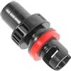 CHICAMPERA Adattatore Valvola Aria per Pompa, Connettore per Kayak e Canoa, Plastico Nero, Diametro Esterno Interfaccia 21,6mm, per Utenti Esperti e Principianti