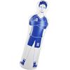 Jiawu Manichino da Allenamento, Manichino da Calcio con Base di Rimbalzo Automatica Riempita d'Acqua, da Calcio con Ingresso Acqua con Coperchio a Vite per Allenamento di Boxe (Blue)