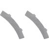 PMAGSYQ Rotore della Bicicletta da 160mm G3 Rotore del Freno della Bici HS1 Rotore del Freno a Disco 180mm 203mm Pastiglie dei Freni a Disco con distanziatore(2PC)